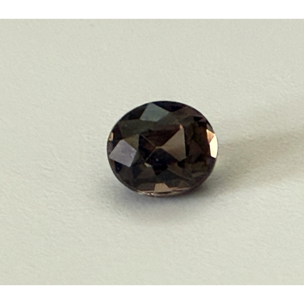GIA 1.26ct Natural Sapphire Oval Brownish Pinkish Purple Loose Gemstone
